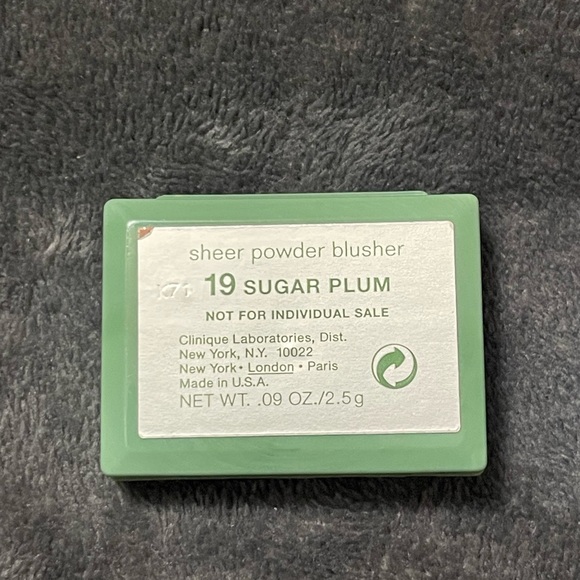 2 Clinique Blush Sets  19 SUGAR PLUM 01 NEW CLOVER & Mini Makeup Brushes - Picture 10 of 10